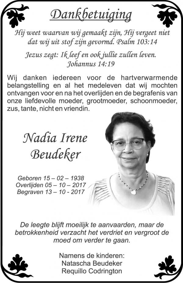 Nadia Irene Beudeker