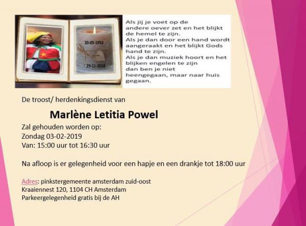 Marlene Letitia Powel